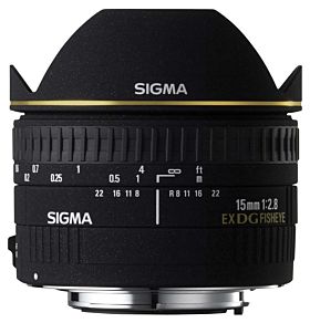 SIGMA 15mm F2,8 EX DG Diagonal-Fisheye